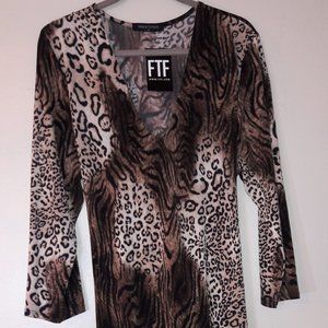 ANIMAL PRINT  BODYCON DRESS